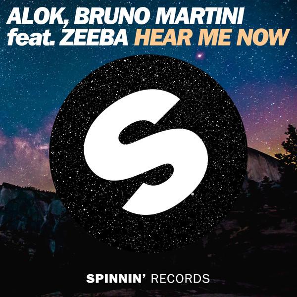 Cover for Hear Me Now by Alok, Bruno Martini